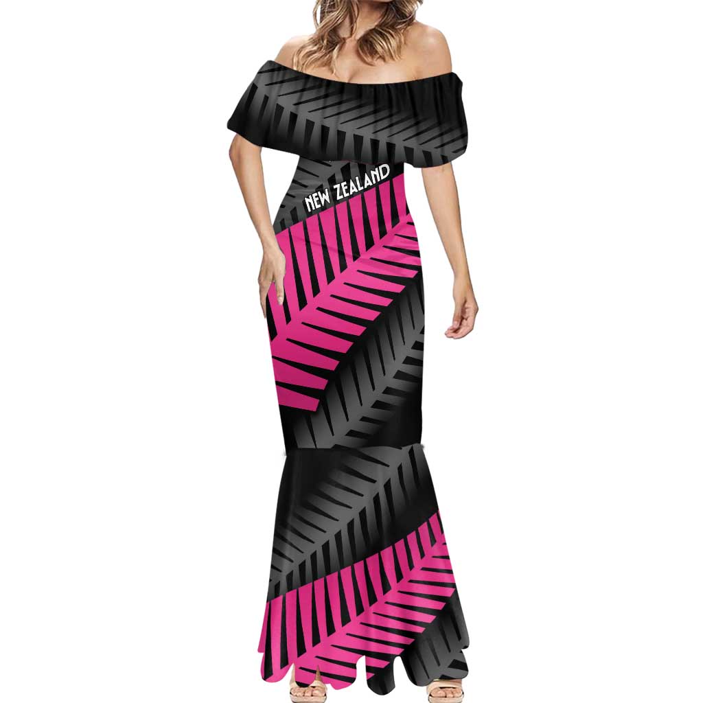 New Zealand Silver Fern Rugby Custom Mermaid Dress 2025 All Black Go Champions - Aussie Hoodie