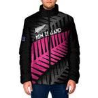 New Zealand Silver Fern Rugby Custom Padded Jacket 2025 All Black Go Champions - Aussie Hoodie