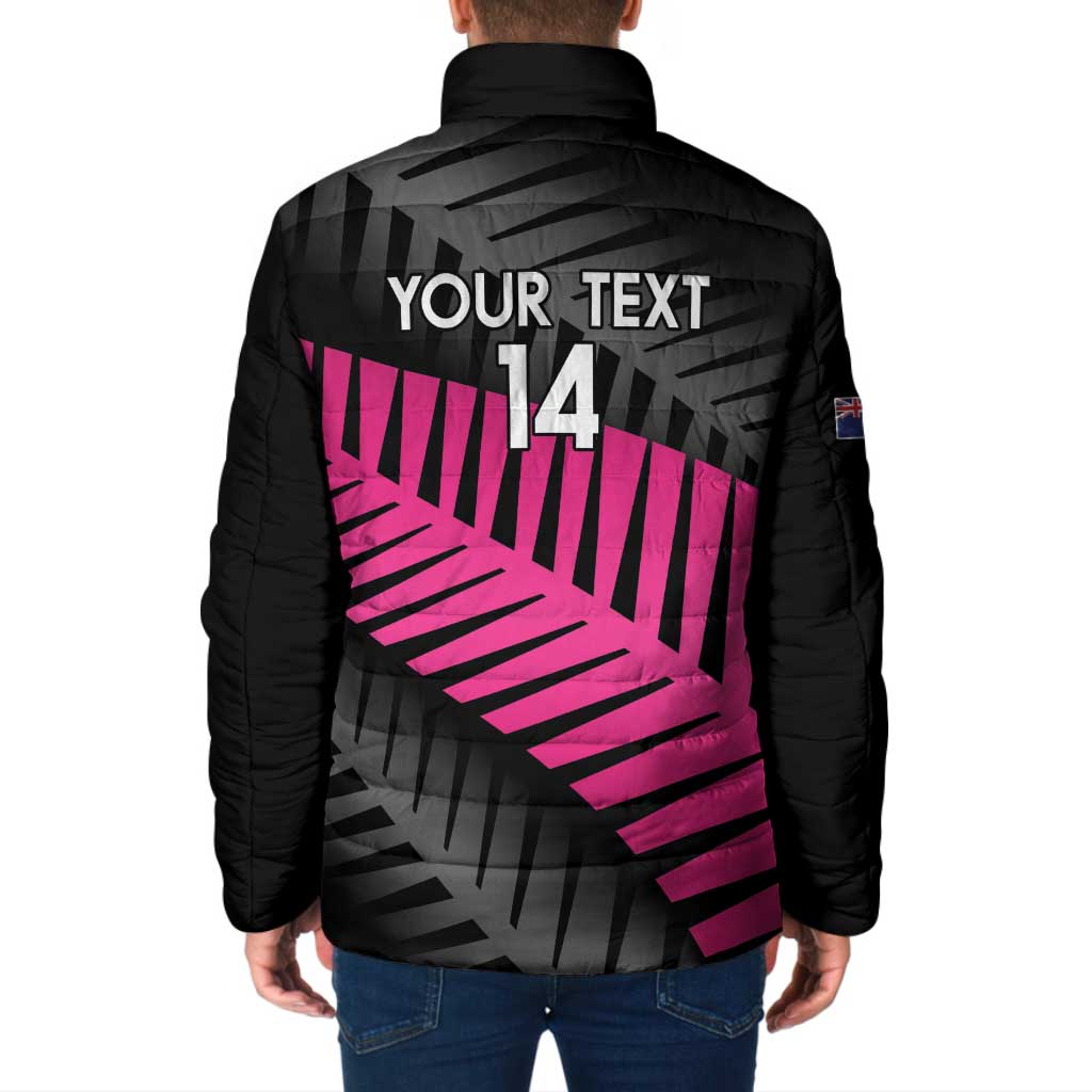 New Zealand Silver Fern Rugby Custom Padded Jacket 2025 All Black Go Champions - Aussie Hoodie
