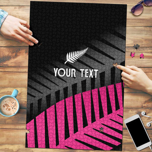 New Zealand Silver Fern Rugby Custom Puzzle 2025 All Black Go Champions - Aussie Hoodie