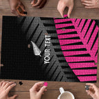 New Zealand Silver Fern Rugby Custom Puzzle 2025 All Black Go Champions - Aussie Hoodie