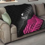 New Zealand Silver Fern Rugby Custom Quilt 2025 All Black Go Champions - Aussie Hoodie
