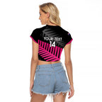 New Zealand Silver Fern Rugby Custom Raglan Cropped T Shirt 2025 All Black Go Champions - Aussie Hoodie