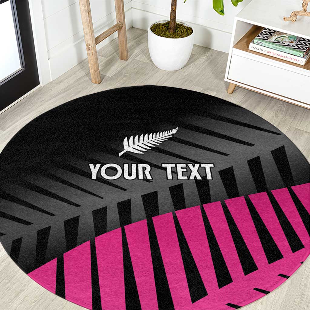 New Zealand Silver Fern Rugby Custom Round Carpet 2025 All Black Go Champions - Aussie Hoodie