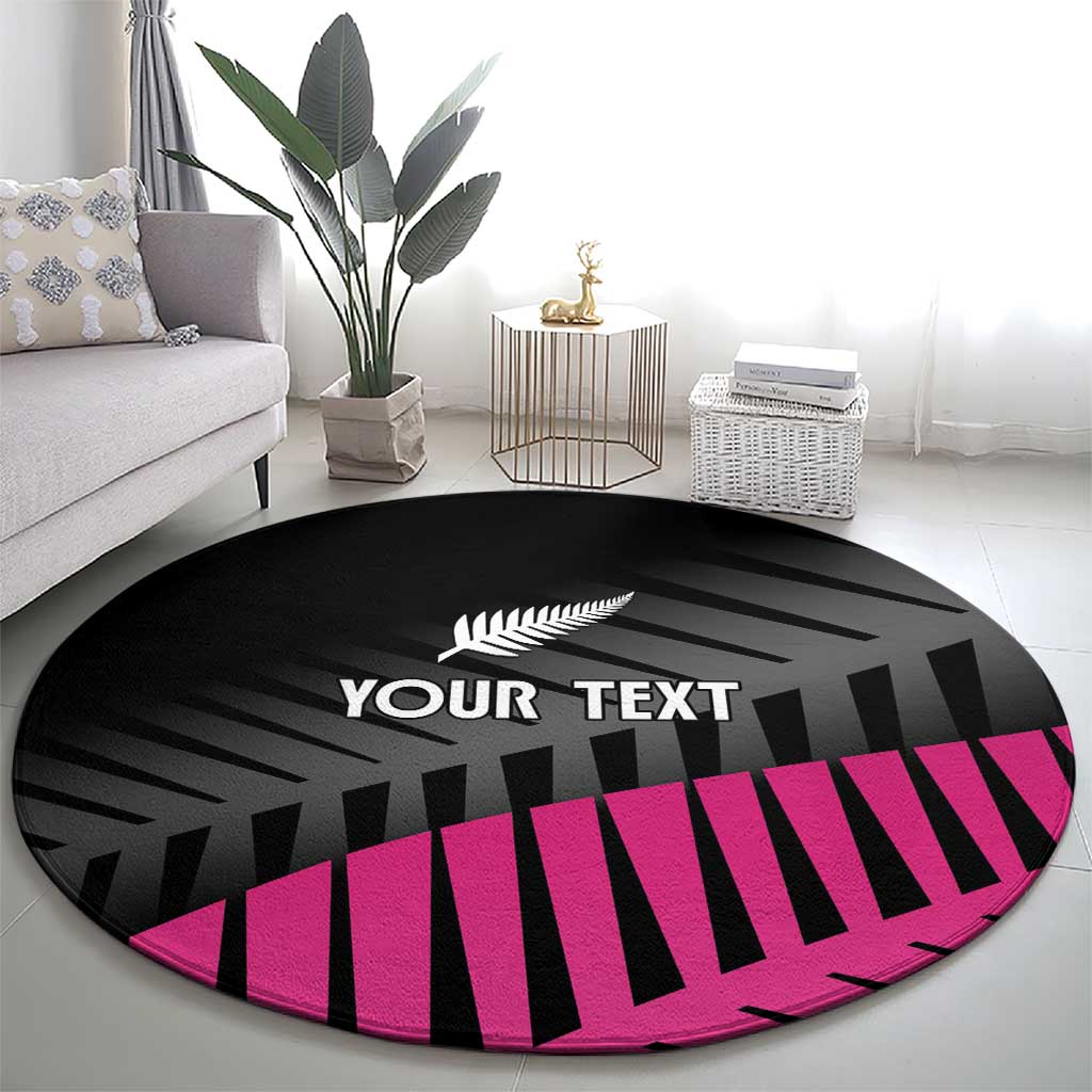 New Zealand Silver Fern Rugby Custom Round Carpet 2025 All Black Go Champions - Aussie Hoodie