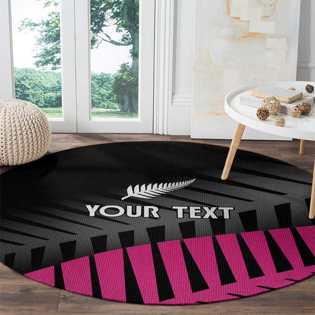 New Zealand Silver Fern Rugby Custom Round Carpet 2025 All Black Go Champions - Aussie Hoodie