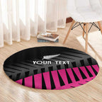 New Zealand Silver Fern Rugby Custom Round Carpet 2025 All Black Go Champions - Aussie Hoodie