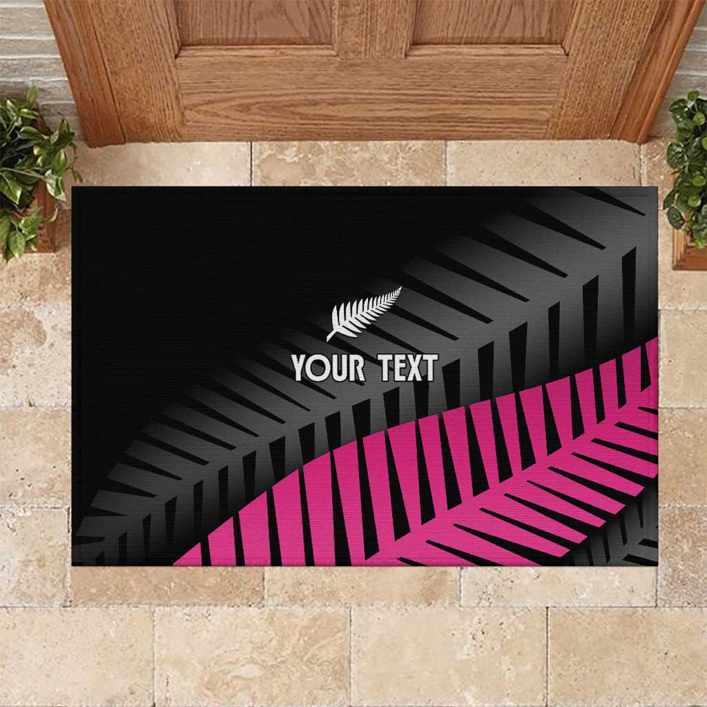 New Zealand Silver Fern Rugby Custom Rubber Doormat 2025 All Black Go Champions - Aussie Hoodie