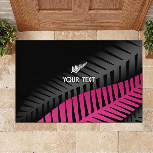 New Zealand Silver Fern Rugby Custom Rubber Doormat 2025 All Black Go Champions - Aussie Hoodie