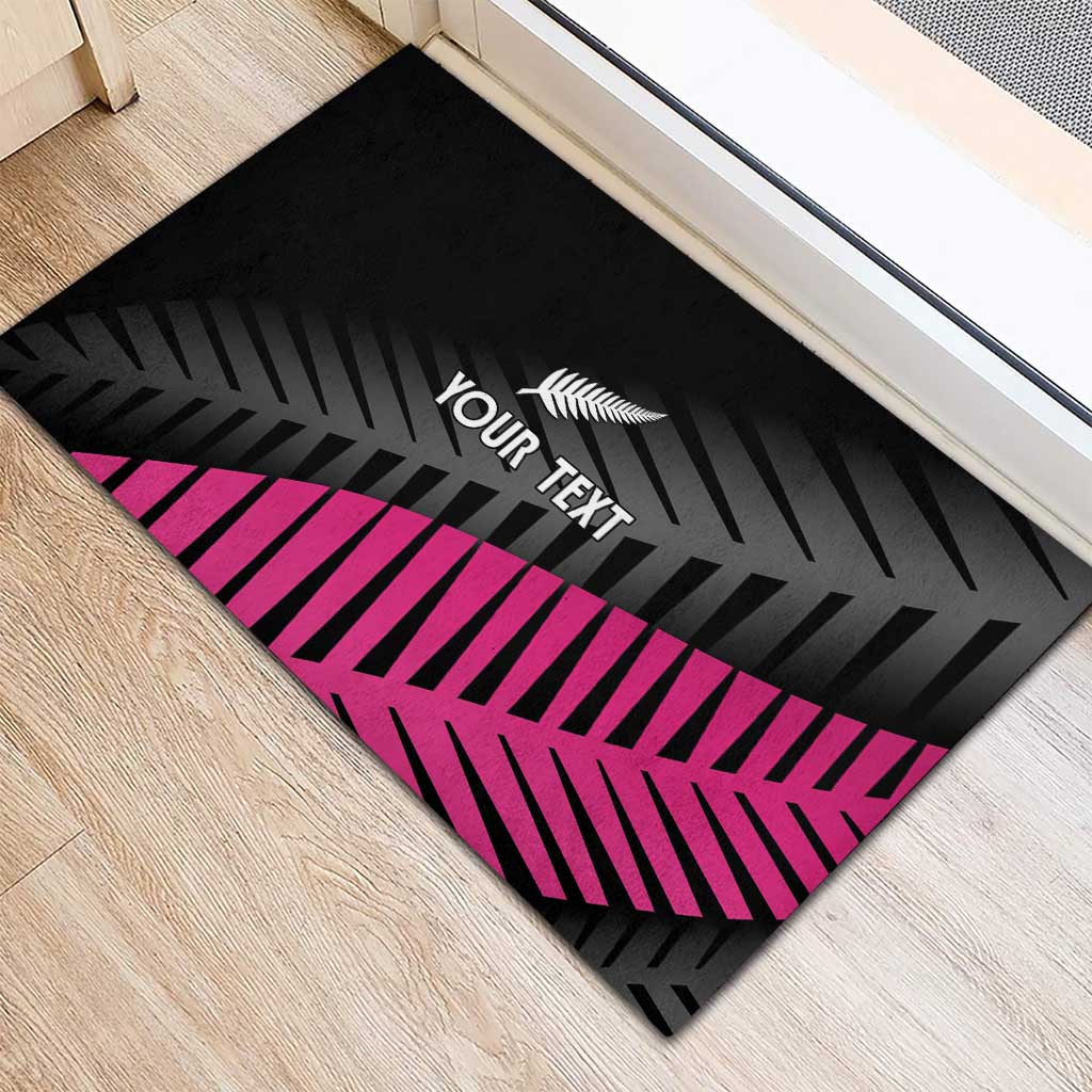New Zealand Silver Fern Rugby Custom Rubber Doormat 2025 All Black Go Champions - Aussie Hoodie