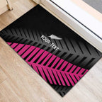 New Zealand Silver Fern Rugby Custom Rubber Doormat 2025 All Black Go Champions - Aussie Hoodie