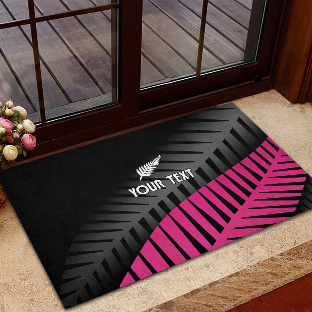 New Zealand Silver Fern Rugby Custom Rubber Doormat 2025 All Black Go Champions - Aussie Hoodie