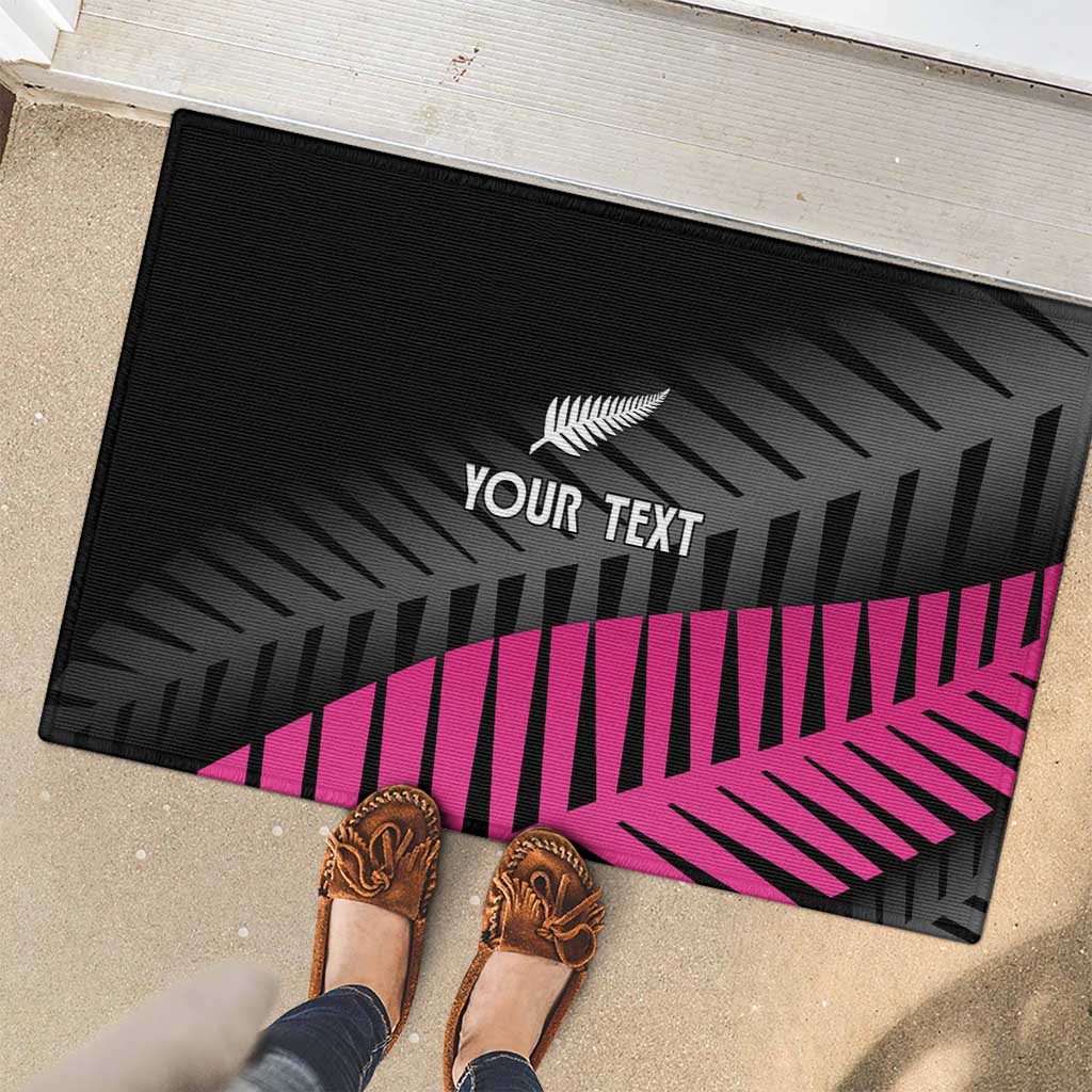 New Zealand Silver Fern Rugby Custom Rubber Doormat 2025 All Black Go Champions - Aussie Hoodie
