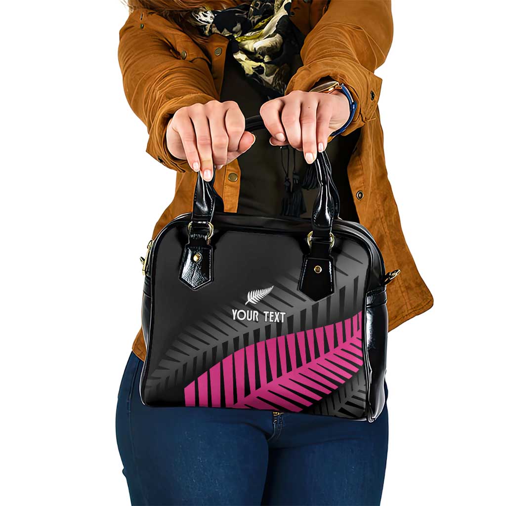 New Zealand Silver Fern Rugby Custom Shoulder Handbag 2025 All Black Go Champions - Aussie Hoodie