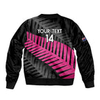 New Zealand Silver Fern Rugby Custom Sleeve Zip Bomber Jacket 2025 All Black Go Champions - Aussie Hoodie