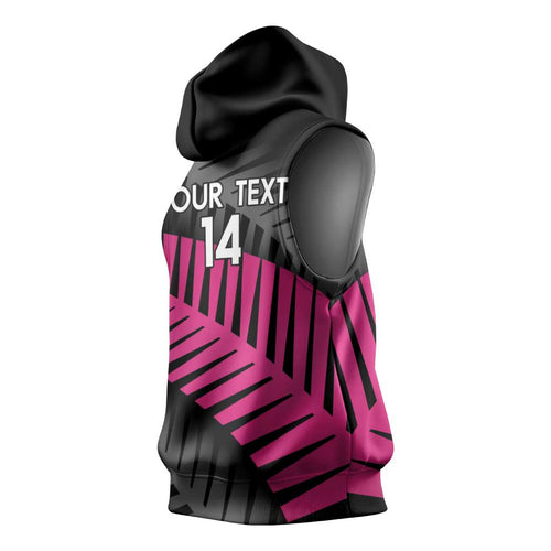 New Zealand Silver Fern Rugby Custom Sleeveless Hoodie 2025 All Black Go Champions - Aussie Hoodie