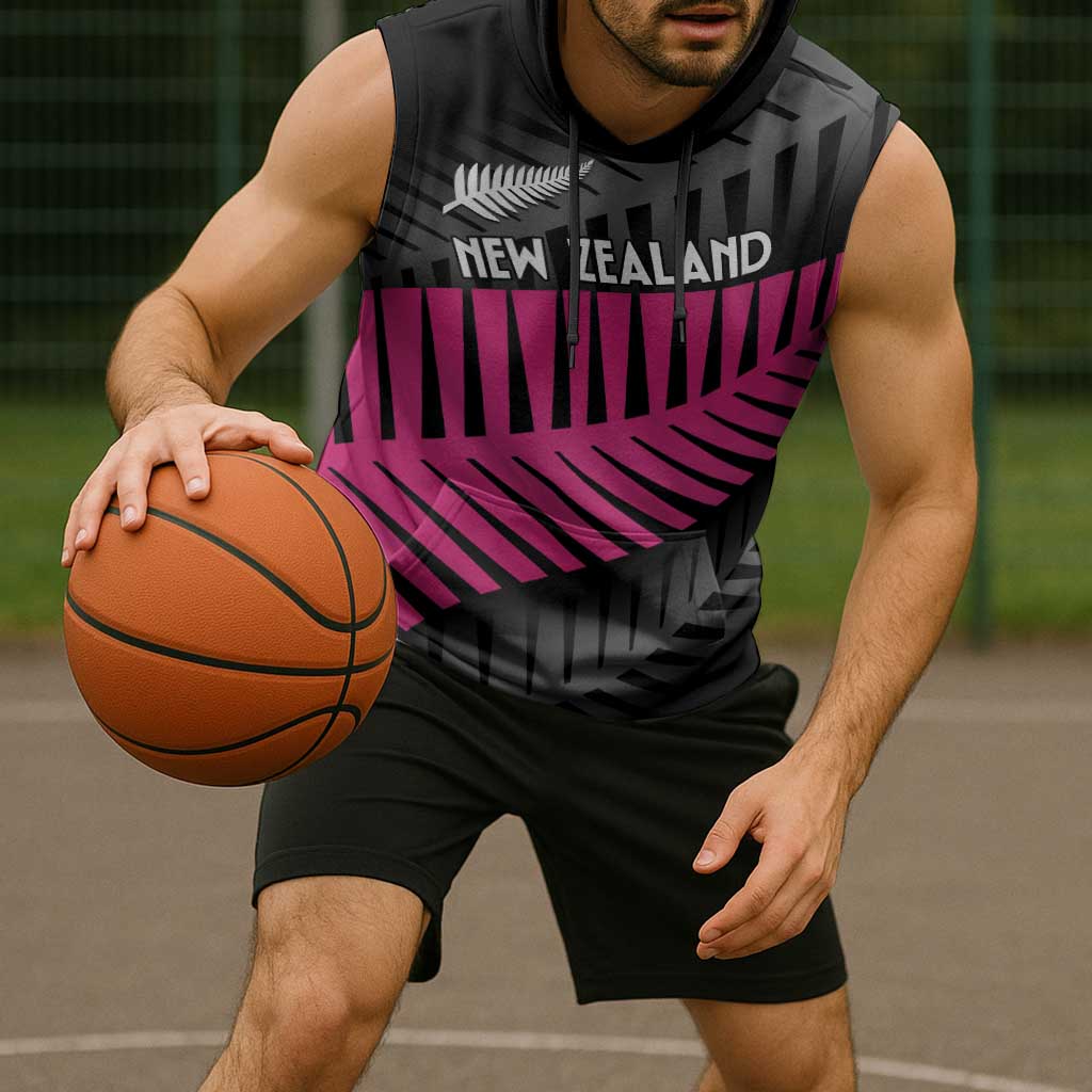New Zealand Silver Fern Rugby Custom Sleeveless Hoodie 2025 All Black Go Champions - Aussie Hoodie