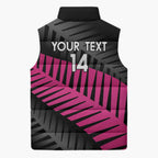 New Zealand Silver Fern Rugby Custom Sleeveless Puffer Jacket 2025 All Black Go Champions - Aussie Hoodie