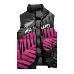 New Zealand Silver Fern Rugby Custom Sleeveless Puffer Jacket 2025 All Black Go Champions - Aussie Hoodie