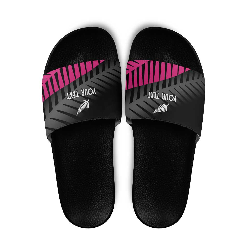 New Zealand Silver Fern Rugby Custom Slide Sandals 2025 All Black Go Champions - Aussie Hoodie