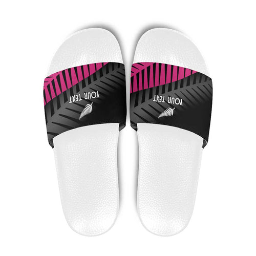 New Zealand Silver Fern Rugby Custom Slide Sandals 2025 All Black Go Champions - Aussie Hoodie