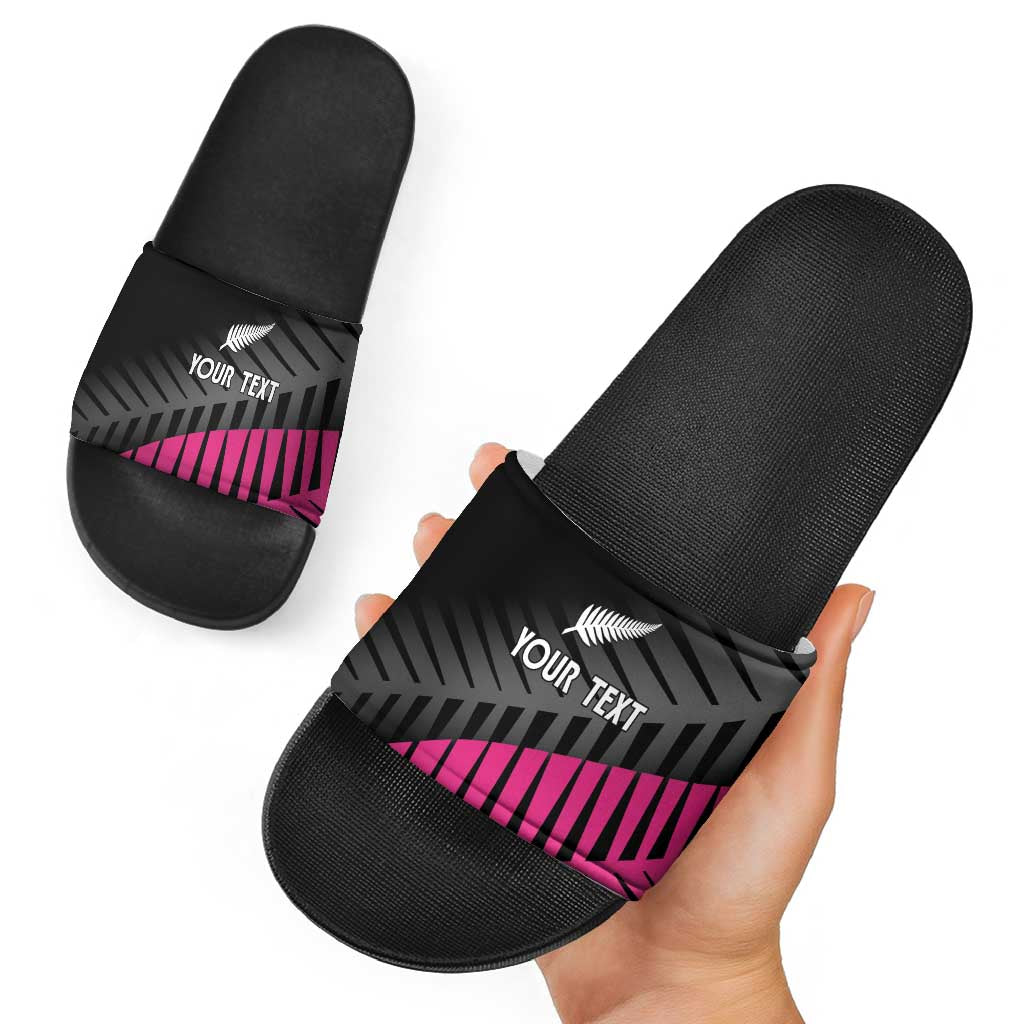 New Zealand Silver Fern Rugby Custom Slide Sandals 2025 All Black Go Champions - Aussie Hoodie
