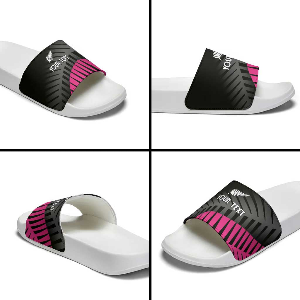 New Zealand Silver Fern Rugby Custom Slide Sandals 2025 All Black Go Champions - Aussie Hoodie