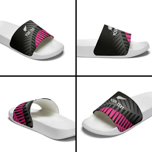 New Zealand Silver Fern Rugby Custom Slide Sandals 2025 All Black Go Champions - Aussie Hoodie