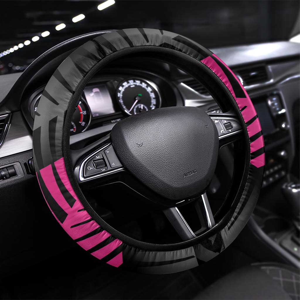 New Zealand Silver Fern Rugby Steering Wheel Cover 2025 All Black Go Champions - Aussie Hoodie