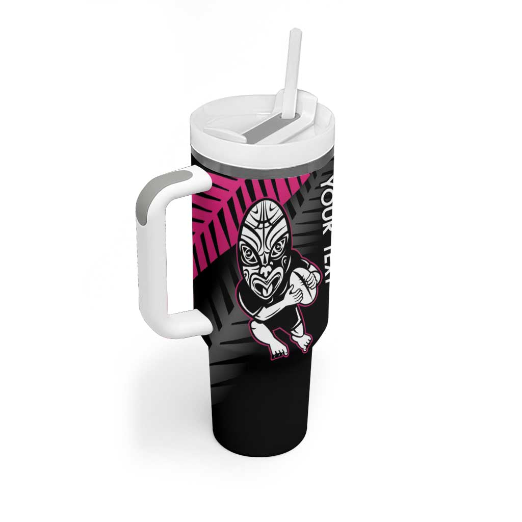 New Zealand Silver Fern Rugby Custom Tumbler With Handle 2025 All Black Go Champions - Aussie Hoodie