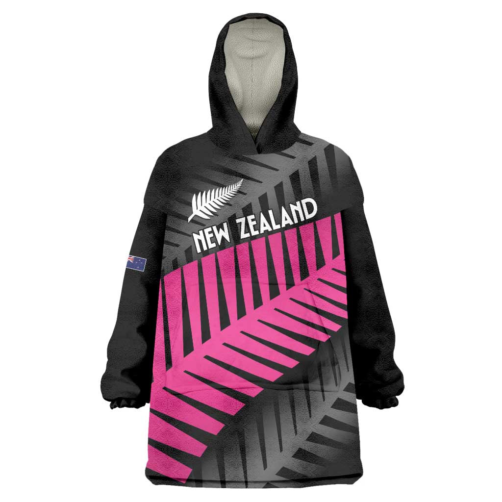 New Zealand Silver Fern Rugby Custom Wearable Blanket Hoodie 2025 All Black Go Champions - Aussie Hoodie