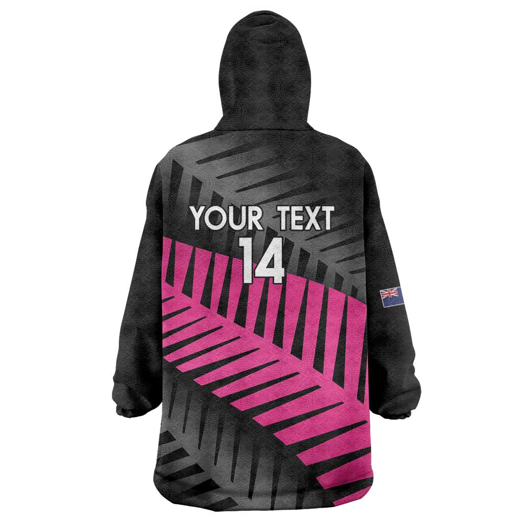 New Zealand Silver Fern Rugby Custom Wearable Blanket Hoodie 2025 All Black Go Champions - Aussie Hoodie