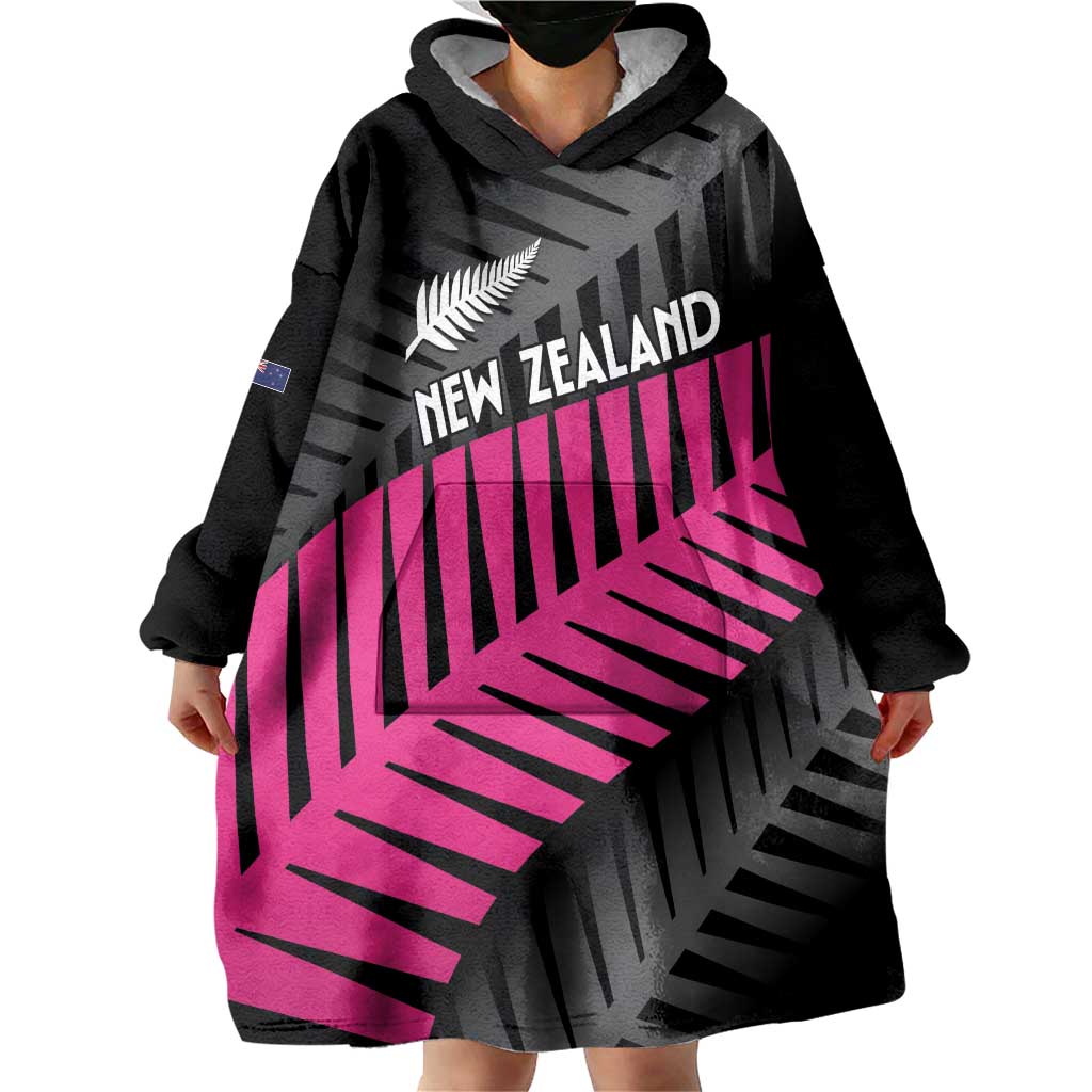 New Zealand Silver Fern Rugby Custom Wearable Blanket Hoodie 2025 All Black Go Champions - Aussie Hoodie