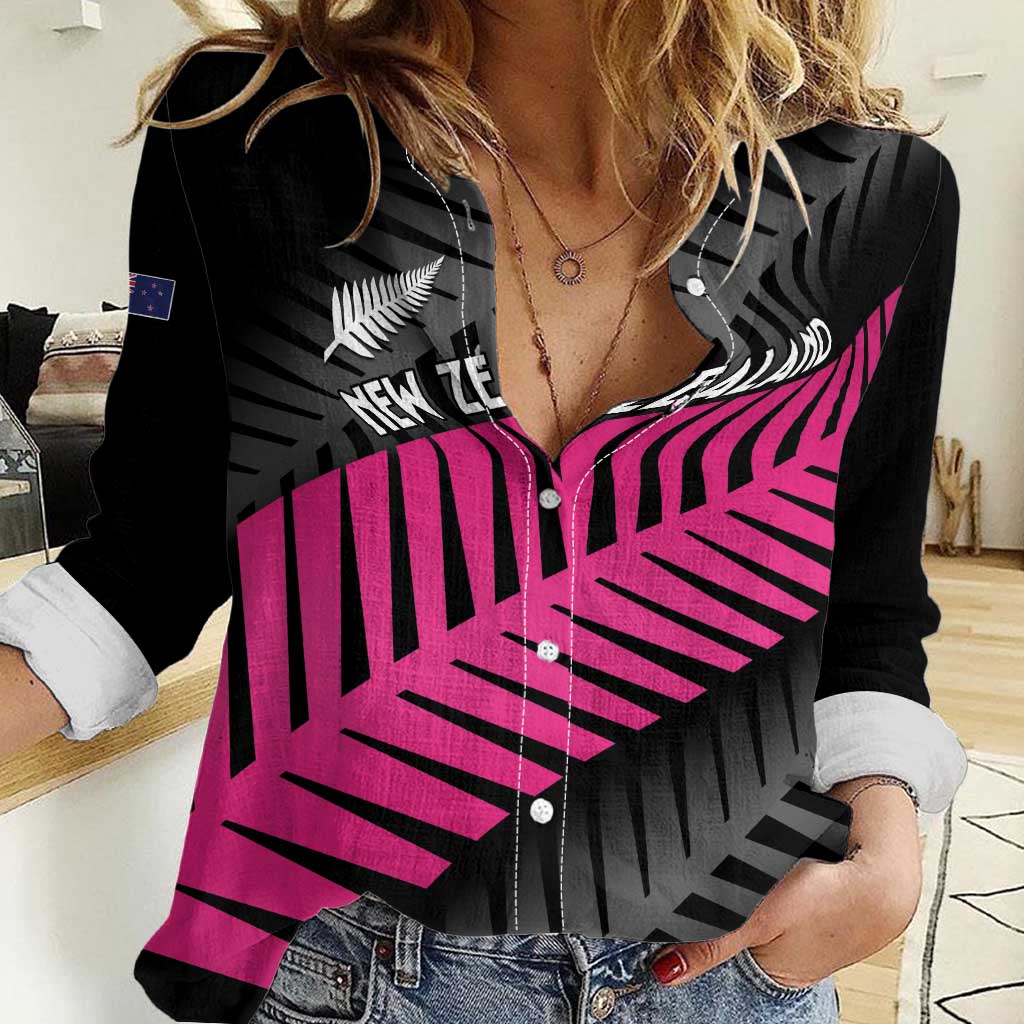 New Zealand Silver Fern Rugby Custom Women Casual Shirt 2025 All Black Go Champions - Aussie Hoodie