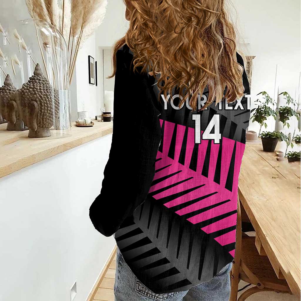 New Zealand Silver Fern Rugby Custom Women Casual Shirt 2025 All Black Go Champions - Aussie Hoodie