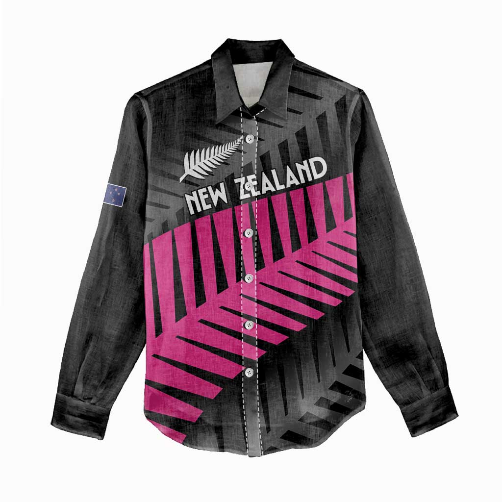 New Zealand Silver Fern Rugby Custom Women Casual Shirt 2025 All Black Go Champions - Aussie Hoodie