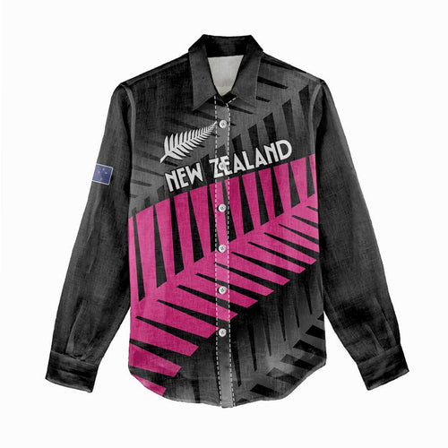 New Zealand Silver Fern Rugby Custom Women Casual Shirt 2025 All Black Go Champions - Aussie Hoodie