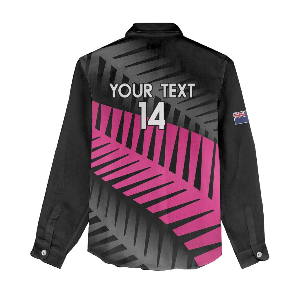 New Zealand Silver Fern Rugby Custom Women Casual Shirt 2025 All Black Go Champions - Aussie Hoodie