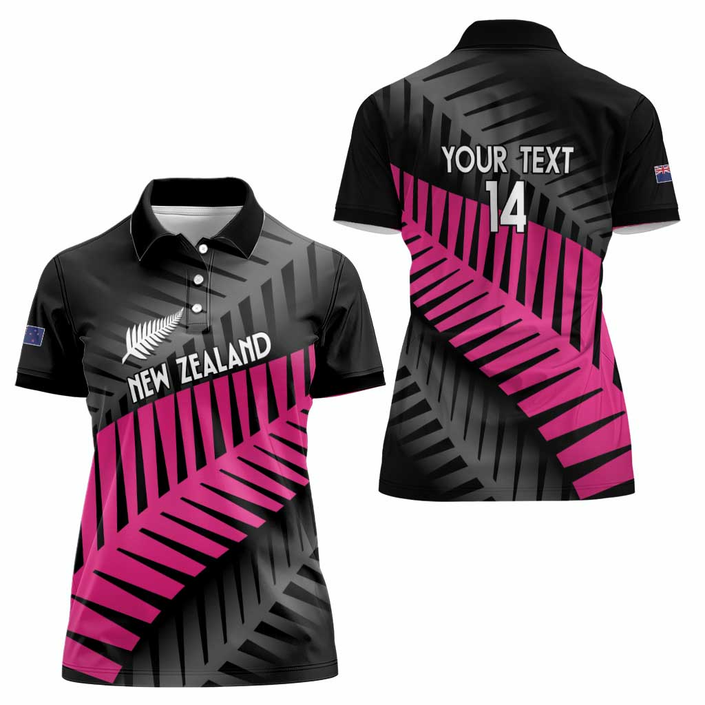 New Zealand Silver Fern Rugby Custom Women Polo Shirt 2025 All Black Go Champions - Aussie Hoodie