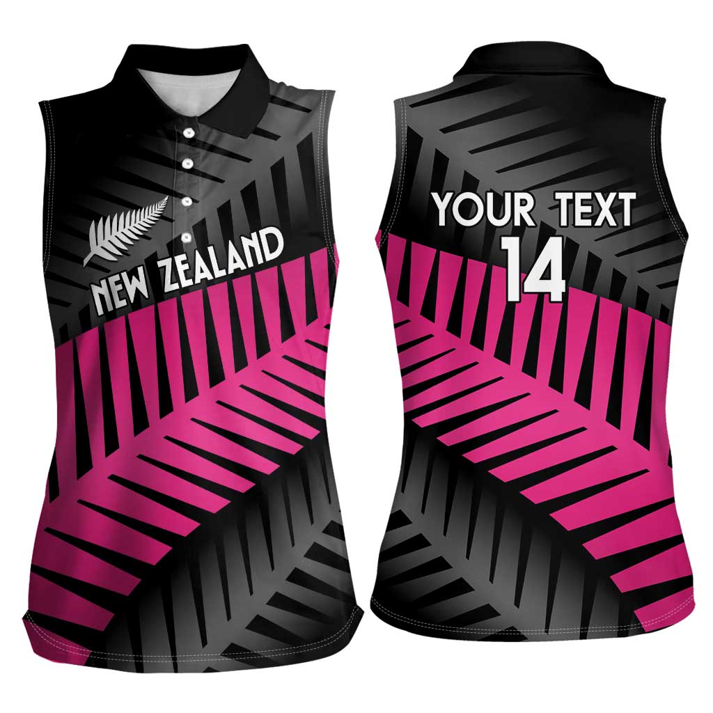 New Zealand Silver Fern Rugby Custom Women Sleeveless Polo Shirt 2025 All Black Go Champions - Aussie Hoodie