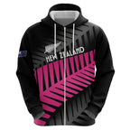 New Zealand Silver Fern Rugby Custom Zip Hoodie 2025 All Black Go Champions - Aussie Hoodie