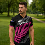 New Zealand Silver Fern Rugby Custom Zipper Polo Shirt 2025 All Black Go Champions - Aussie Hoodie