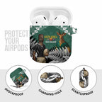 New Zealand South Africa Rugby AirPods Case Springboks Kente All Black Maori Together - Aussie Hoodie