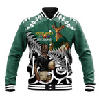 New Zealand South Africa Rugby Custom Baseball Jacket Springboks Kente All Black Maori Together - Aussie Hoodie