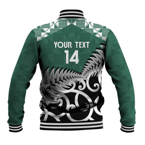 New Zealand South Africa Rugby Custom Baseball Jacket Springboks Kente All Black Maori Together - Aussie Hoodie