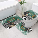 New Zealand South Africa Rugby Bathroom Set Springboks Kente All Black Maori Together - Aussie Hoodie