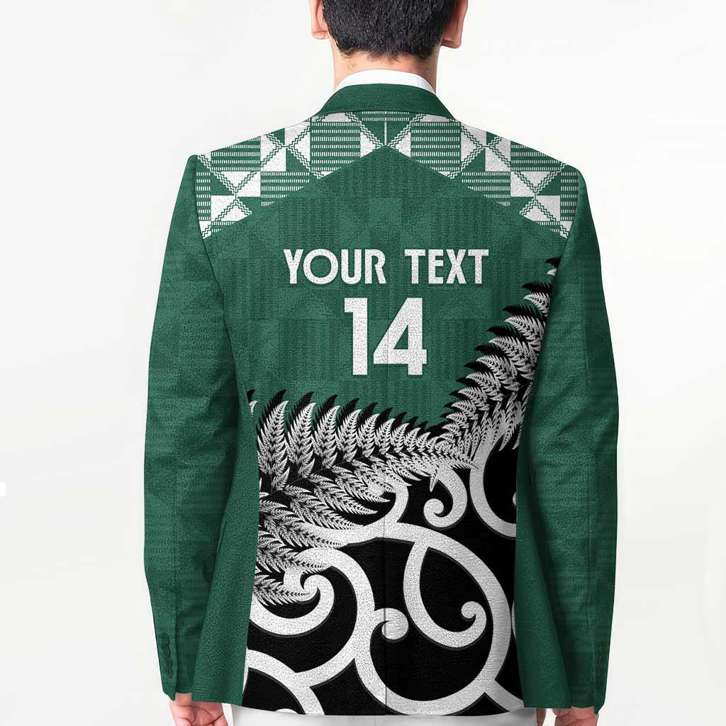 New Zealand South Africa Rugby Custom Blazer Springboks Kente All Black Maori Together - Aussie Hoodie