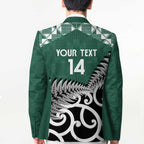 New Zealand South Africa Rugby Custom Blazer Springboks Kente All Black Maori Together - Aussie Hoodie