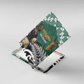 New Zealand South Africa Rugby Canvas Wall Art Springboks Kente All Black Maori Together - Aussie Hoodie