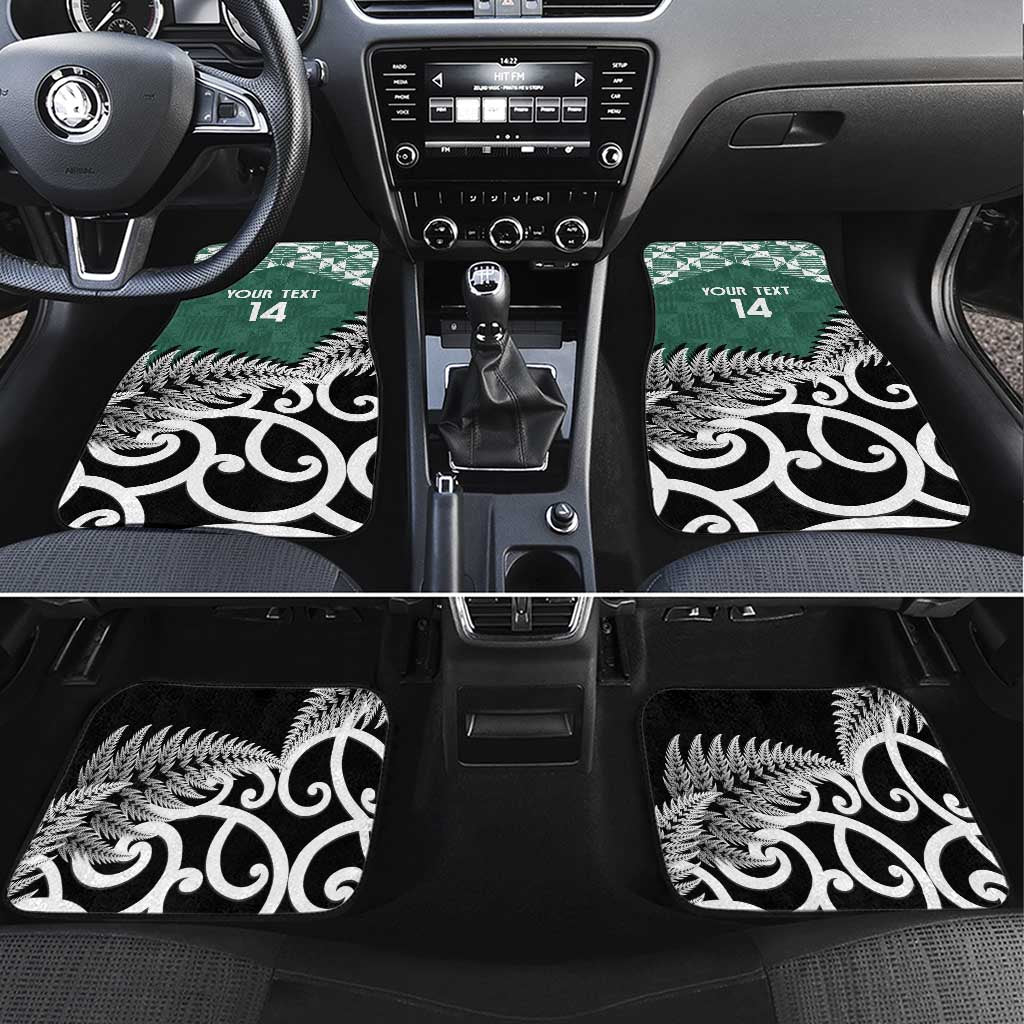 New Zealand South Africa Rugby Car Mats Springboks Kente All Black Maori Together - Aussie Hoodie